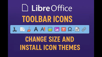 LibreOffice: Change Toolbar Icon Size and Install New Icon Themes