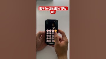 Calculate 15% off a price #shorts #iphone #discounts