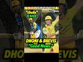 Dhoni & Brevis Good News ❤️