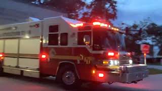 SEMINOLE COUNTY FIRE DEPARTMENT SQUAD 2 (SPARE) RESPONDING