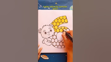 Mewarnai angka enam #drawing #art #painting #mewarnai #number #angka #six #enam
