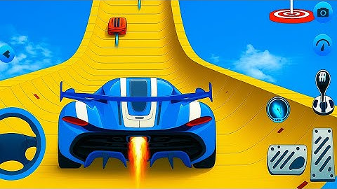 Mega Ramp Monster Car Racing 3D - Extreme Car Stunts - Android Gameplay