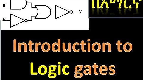 introduction Logic gate for freshman course በአማርኛ