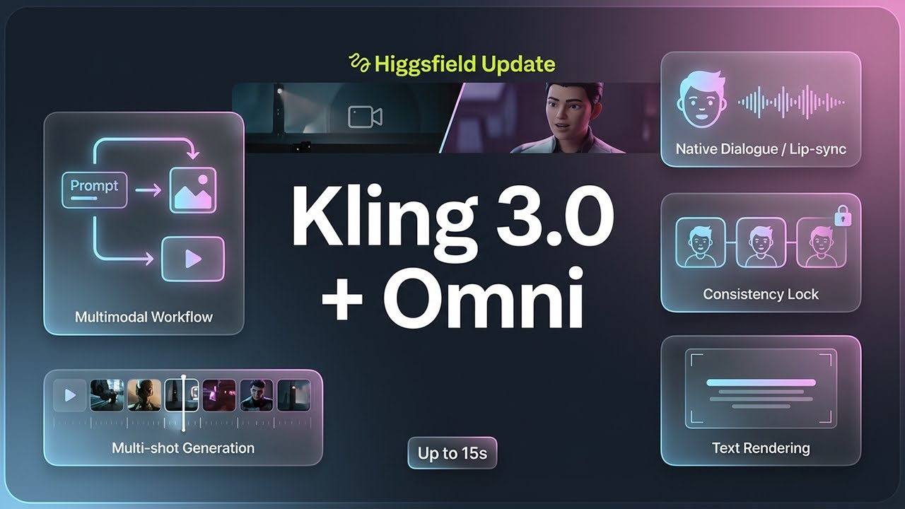 Higgsfield с Kling 3.0 и Kling 3.0 Omni изменили подход к созданию видео с помощью ИИ.