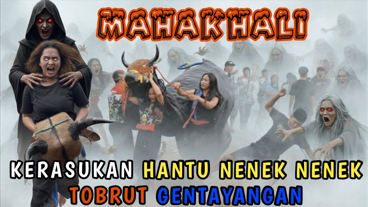 MAHAKHALI❌ KERASUKAN HANTU TOBRUT YANG GENTAYANGAN