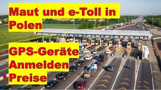 Poland - Toll and E-Toll in Poland 2023 | The most important points | GPS devices | Registration screenshot 4