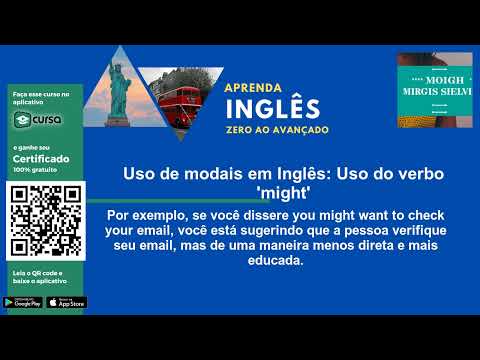 Aula 132 - Uso de modais em Inglês: Uso do verbo 'might'.