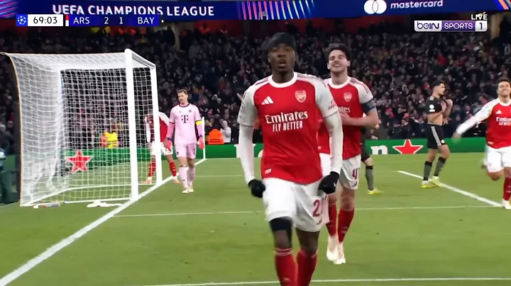Arsenal vs Bayern Munich 3-1 Champions League  • Madueke & Martinelli Goals