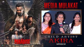 Child Artist Akira Speech at The Paradise Media Mulakat | YouWe Media