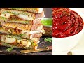 Homemade paneer cheese sandwich  food vlog  step to step easy process