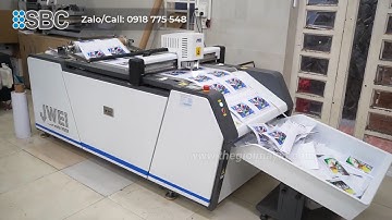 Máy cắt tem label cuộn JWEI LST-0806: Tự Động - Chính Xác - Nhanh Chóng