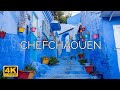 Chefchaouen  blue city  morocco   4k drone footage