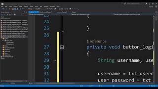 Login Form in C# windows form application with SQL database in Visual Studios