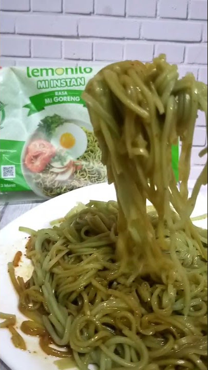 Masak Mie Goreng Lemonilo - Mie Instan Hijau Yang Sehat