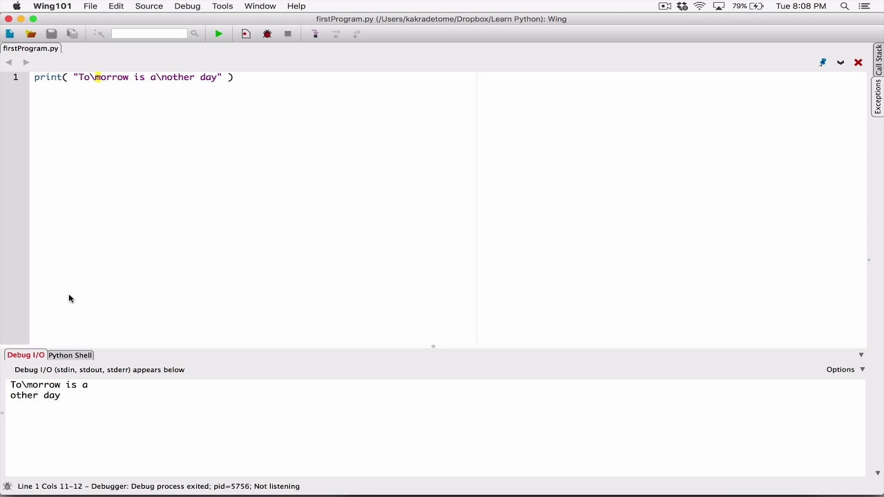 33. The newline character ( \n - Python - YouTube