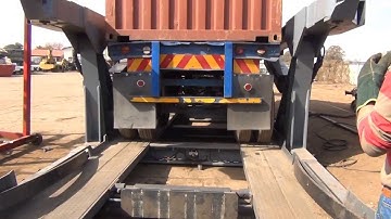 CONTAINER TILTER BY POWER ENGINEERING - SCRAP YARD