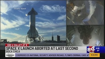 SpaceX launch aborted at last second