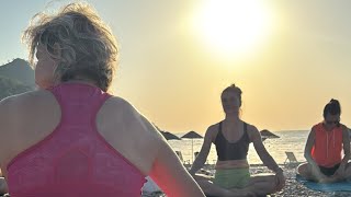 ПРАНАЯМА Квадрат дыхания на Йога ретрите на берегу тёплого моря ☀️ Виктория Даракова Yantra.lv