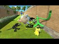 PIKACHU Pokemon Rescue BLASTOISE, CHARIZARD from SIRENHEAD, RAINBOW FRIENDS Death Run