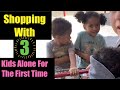 Mom of 3 Grocery Shops Alone for the First Time | First Time Out w 3 Kids | Day In The Life Of A Mom