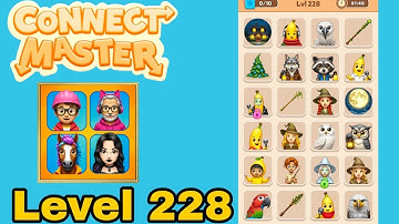 Connect master match puzzle level 228 solution walkthrough