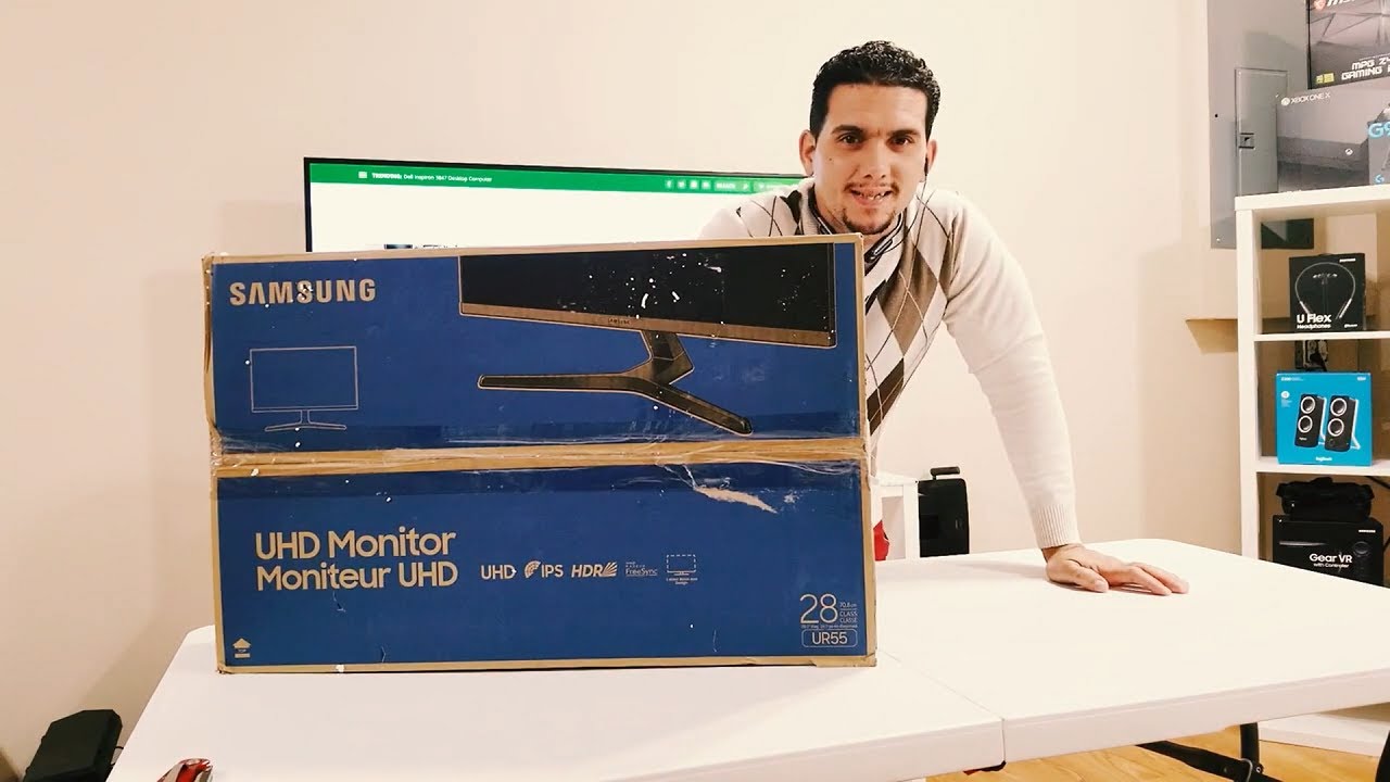 U28R550 Monitor - 28 4K UHD the Unboxing Inch Samsung YouTube IPS