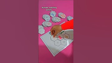 Number matching activity #activityideas #toddlers #activitybook #busybook #maths #shorts #fyp