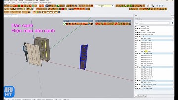 04-Hướng dẫn Dán cạnh, Hiện màu dán cạnh trong HT CNC tối ưu Nesting, In tem, Xuất G-Code của AFU_HT