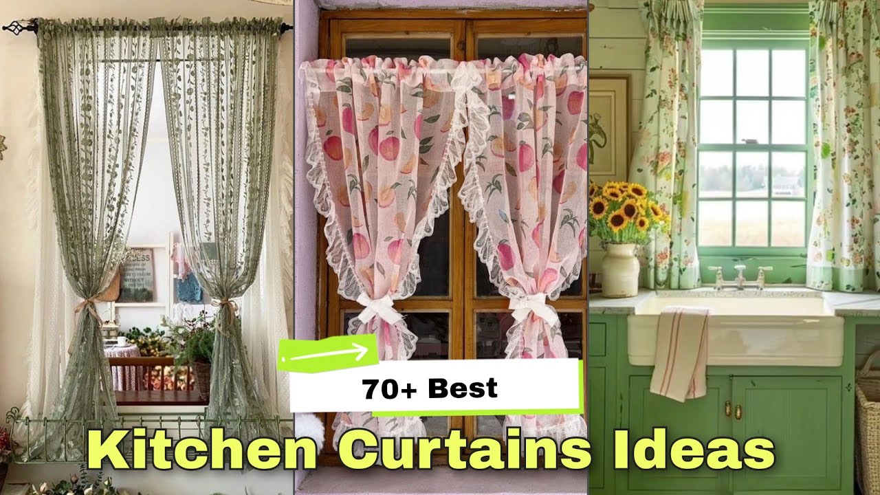 70+ BEST KITCHEN CURTAINS Ideas for  Small  Cottage FARMHOUSE 