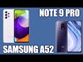 Samsung A52 vs Xiaomi Redmi Note 9 Pro. Сравнение. Плюсы и минусы.