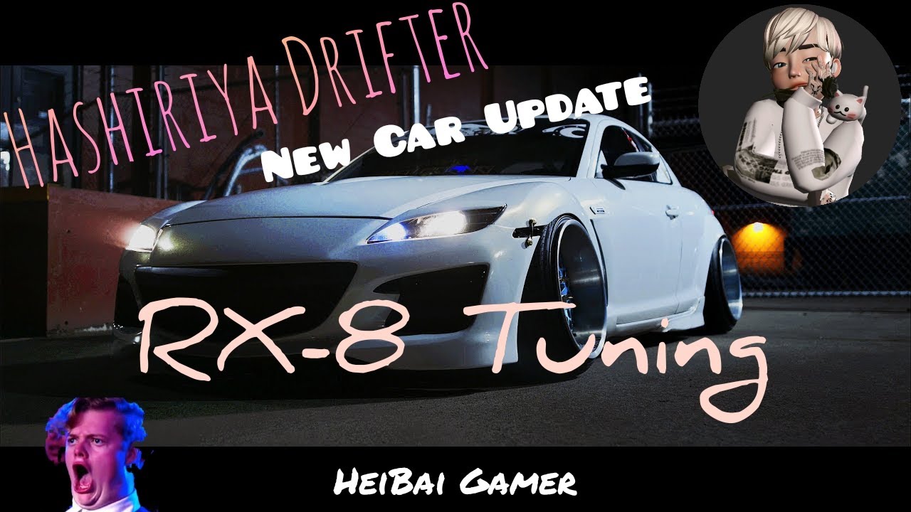 Hashiriya Drifter New Car Update: RX-8!!! Tuning & Grip Setting