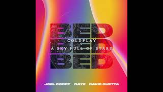 Joel Corry × RAYE × David Guetta - BED VS Coldplay - A Sky Full Of Stars Resimi