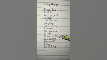 jump bts lyrics english v part
