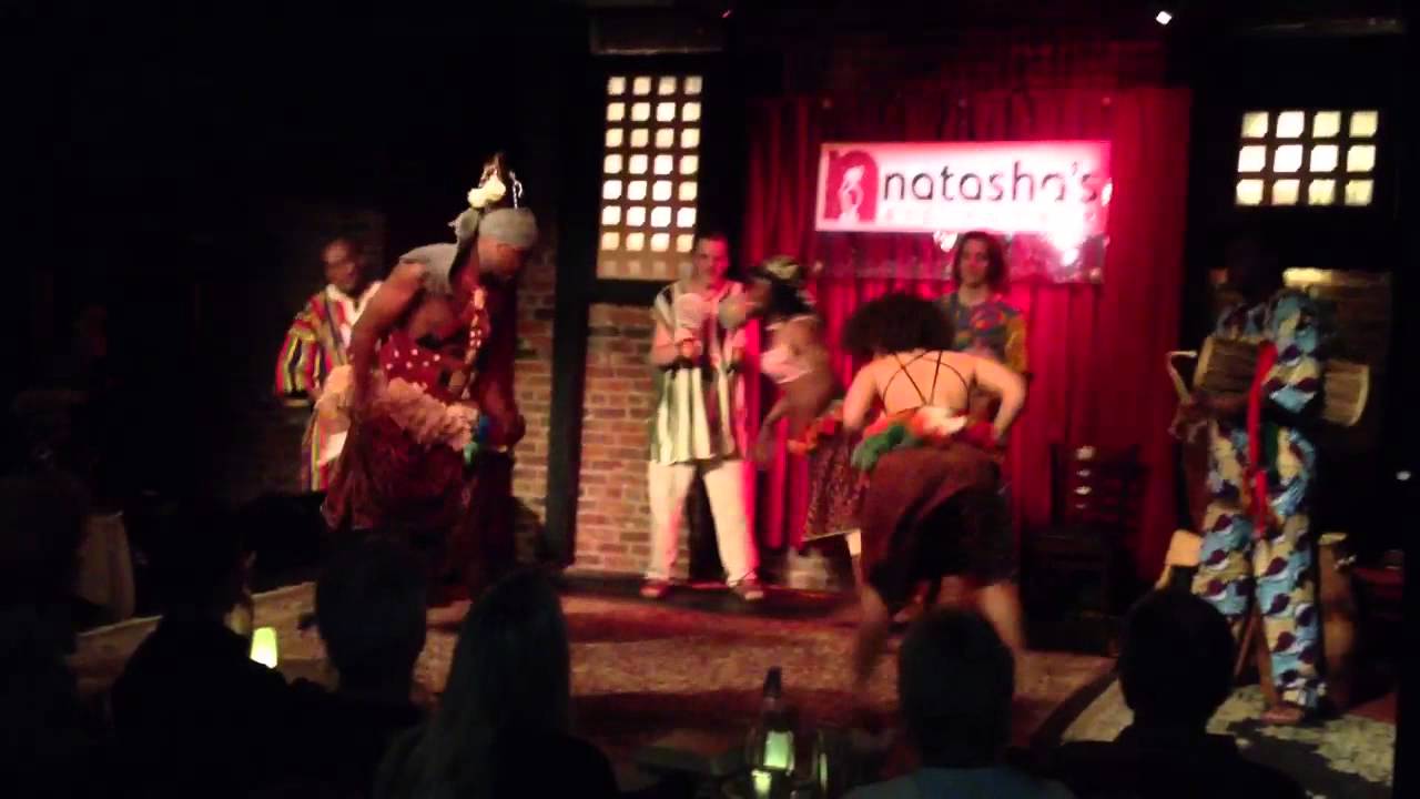 Ghana's "Afrikania Cultural Troupe" with percussion master