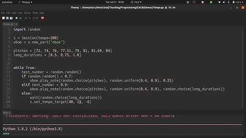 Tempo changes and poly-tempo music in SCAMP