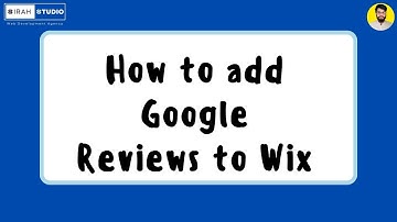 How to add Google Reviews to Wix Website For Free