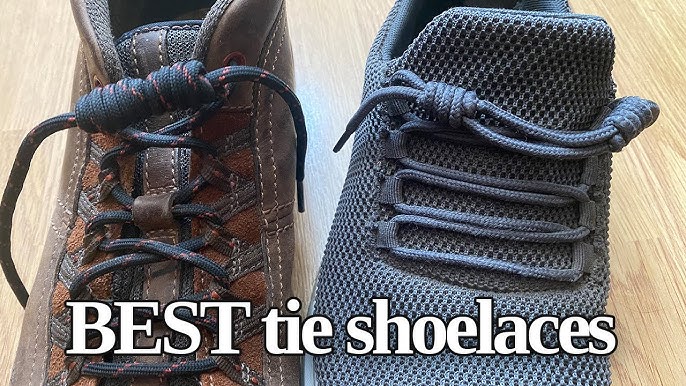 NEW 2022 No-Tie Elastic Shoelaces with Metal Lock – Rare Shoelaces