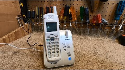 Vtech CS5113 5.8 GHz Analog Cordless Phone | Initial Checkout