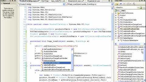 OOP Shopping Cart and Product Catalog with ASP.NET ADO.NET C Sharp (C#) SQLServer Part 9