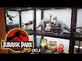 Dino maquettes, wood sheets & glazing! | Cost-effective museum | Jurassic Park Display 003