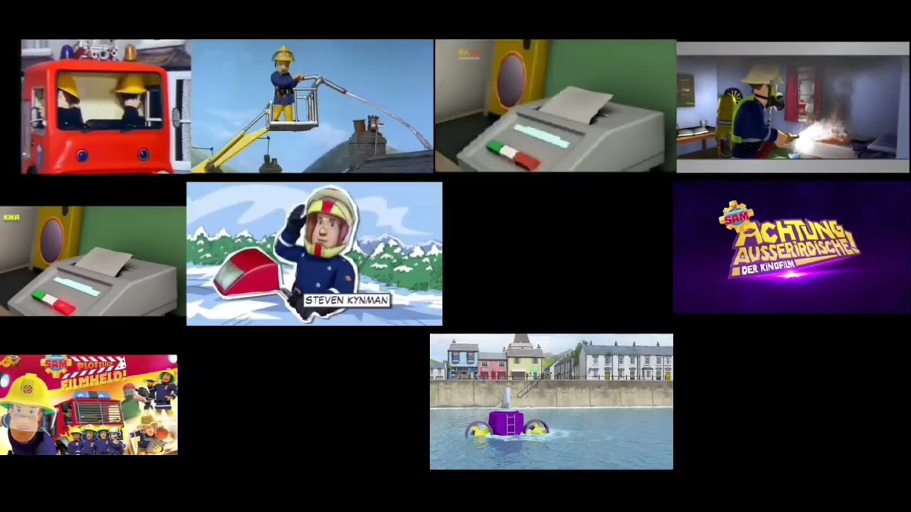 Fireman Sam all German Intro's mashup [Updated & Remade]