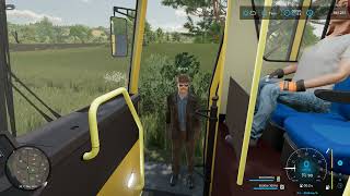 Farming Simulator 22 köye otobus vermişler acemi şöför ŞAŞIRDI