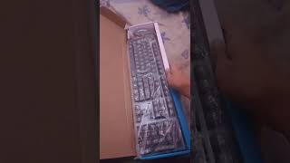 The #Shorts Unboxing - Mechanical RGB Keyboard and Mouse G21B Bundle from AUXOM