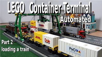 Lego fully automated containerterminal part 2: loading a train