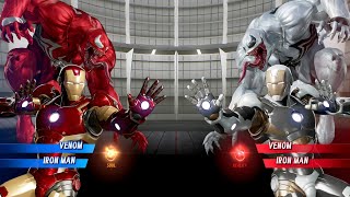 Venom Iron Man (Red) vs. Venom Iron Man (White) Fight - Marvel vs Capcom Infinite PS4 Gameplay