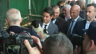 Gabriel Attal Visite La Foire Aux Fromages Et Aux Vins De Coulommiers Afp Images