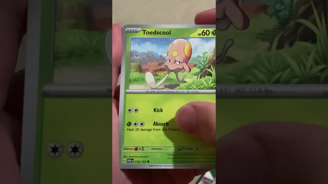 Opening a pack of the Brand New Set Paradox Rift! (Pokemon Cards)