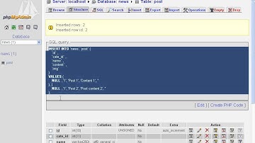 Hướng dẫn sử dụng phpMyAdmin