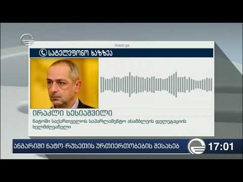 ნატოს საპარლამენტო ასამბლეამ საქართველოს მხარდამჭერი ანგარიში მიიღო