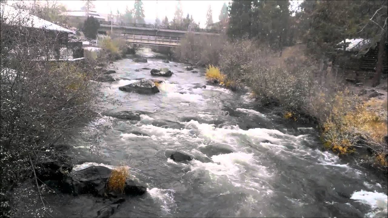 First snow, Fall 2013 in Bend, OR YouTube